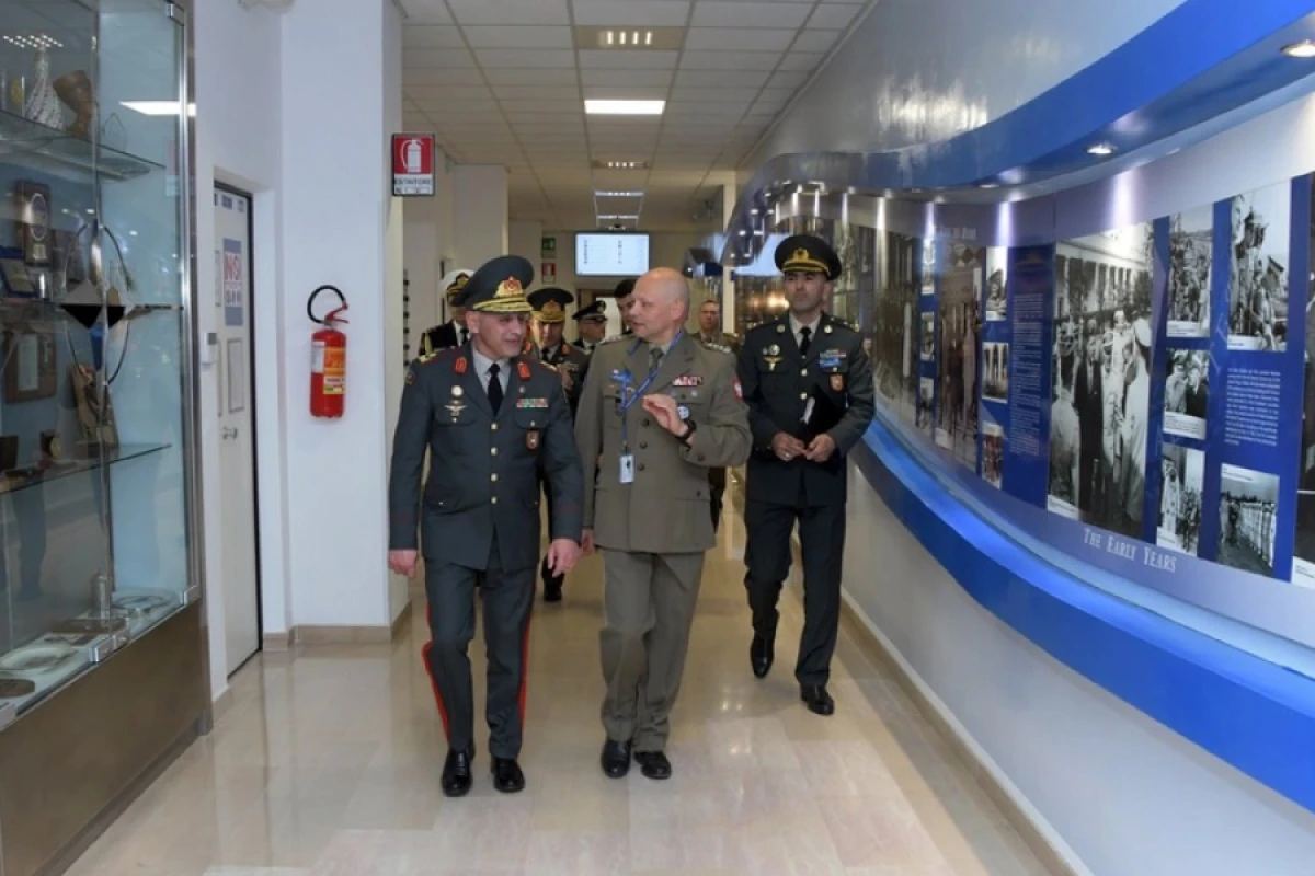 Azərbaycan hərbi nümayəndə heyəti NATO-nun Müdafiə Kollecində oldu