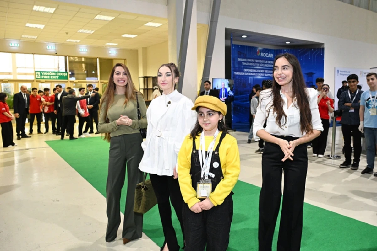 Leyla Əliyeva Beynəlxalq STEAM Azərbaycan Festivalını ziyarət etdi