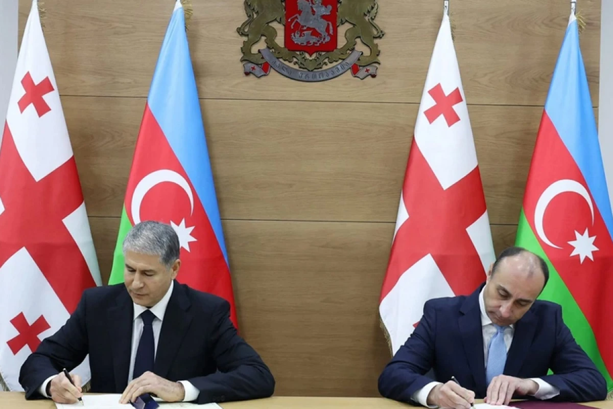 Daxili işlər naziri Gürcüstana səfər etdi, birgə saziş imzalandı