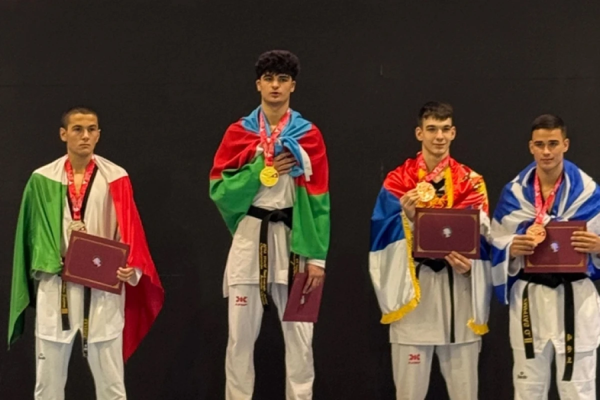 Taekvondoçularımız Avropa birinciliyində 5 medal qazandılar