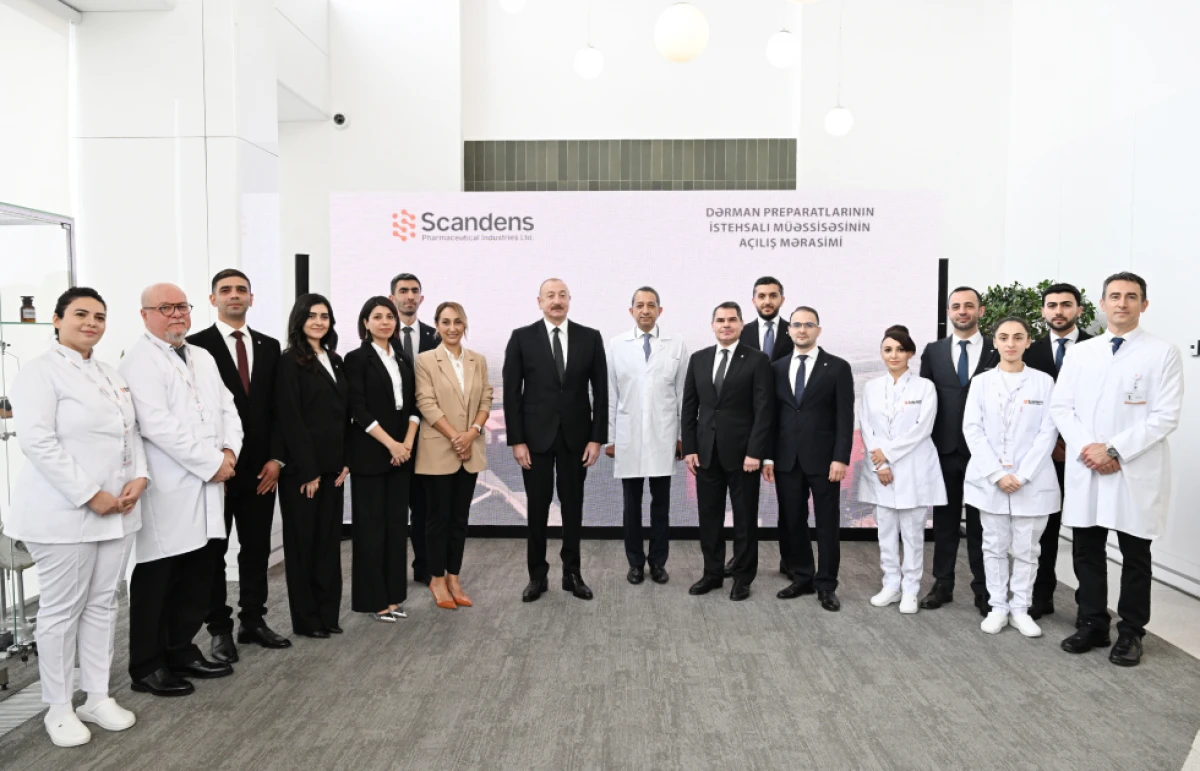 Prezident İlham Əliyev dərman preparatları istehsalı müəssisəsinin açılışında iştirak etdi — 3