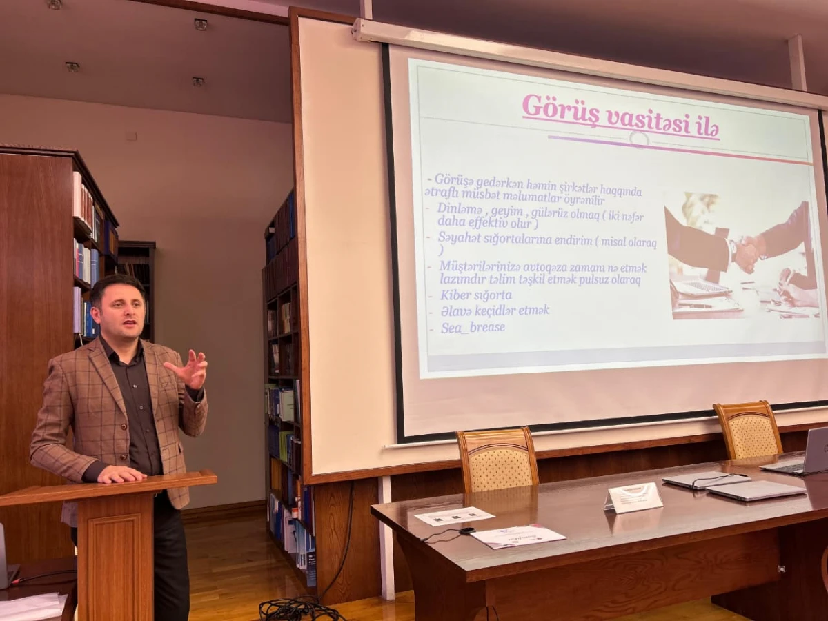 Bakı Biznes Universitetində sığorta sahəsinə dair maarifləndirici görüşlərə start verildi — 1
