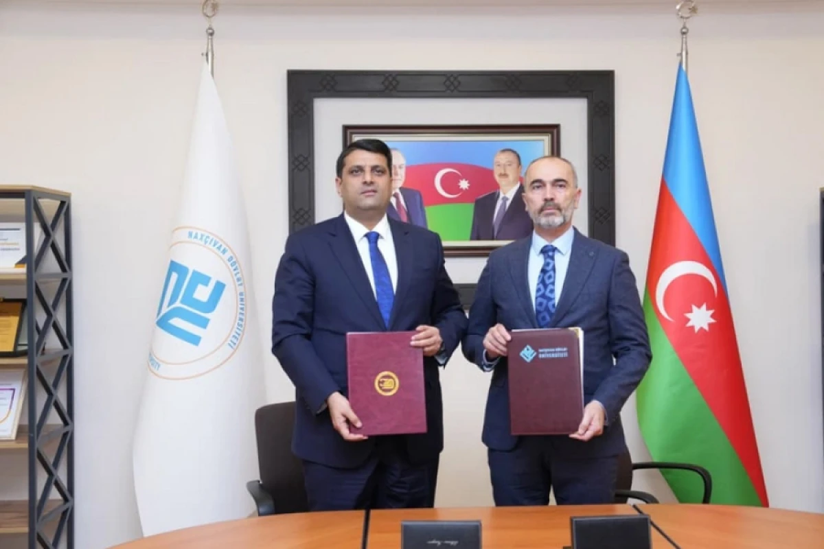 Naxçıvan Dövlət Universiteti ilə Bayburt Universiteti arasında memorandum imzalandı