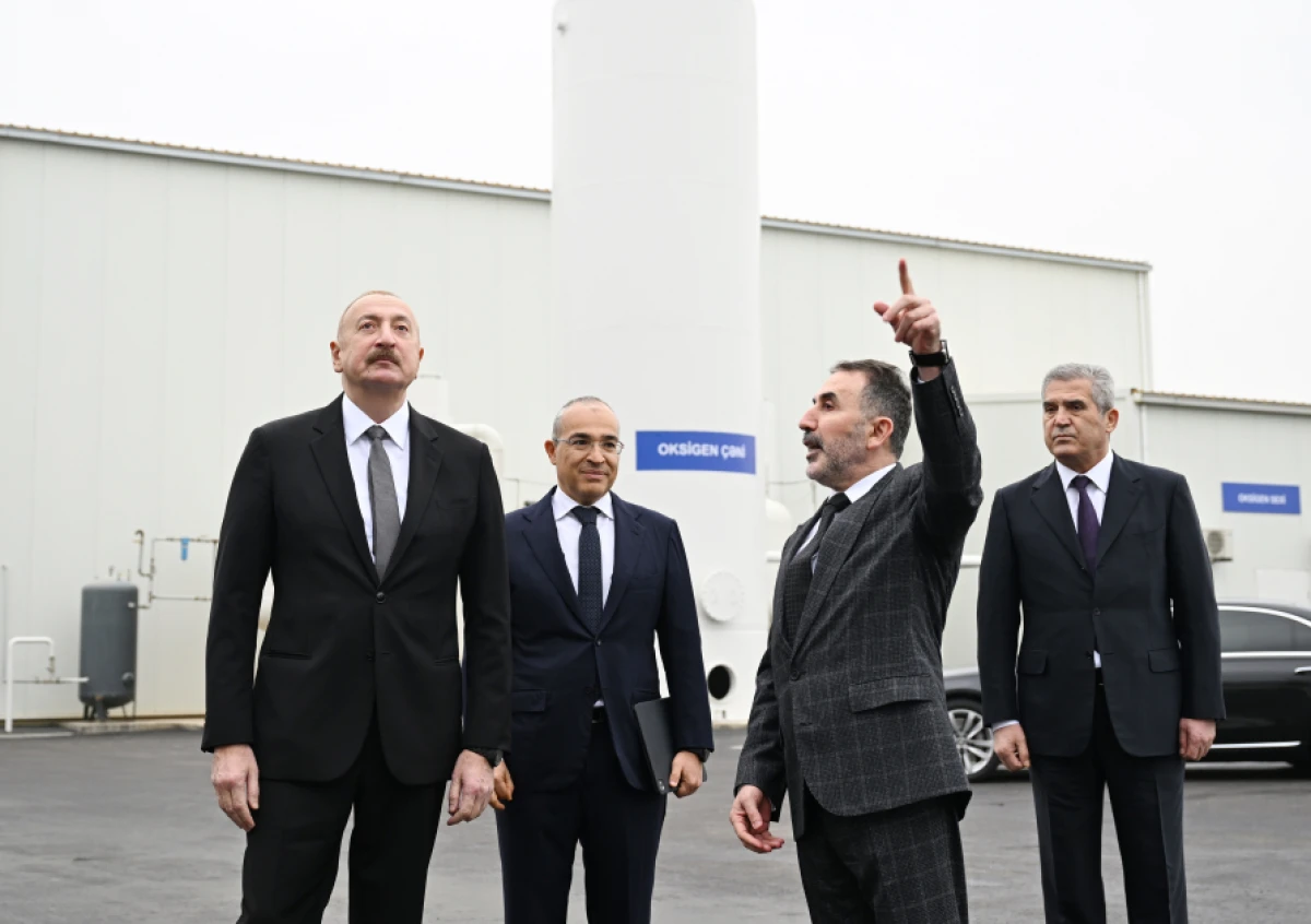 Prezident “AZWOOL” mineral daş yunu zavodunun açılışında iştirak etdi — 9