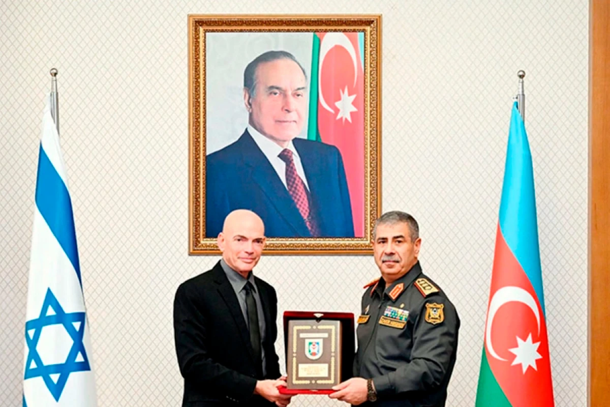 Zakir Həsənov İsrail nümayəndə heyətini qəbul etdi