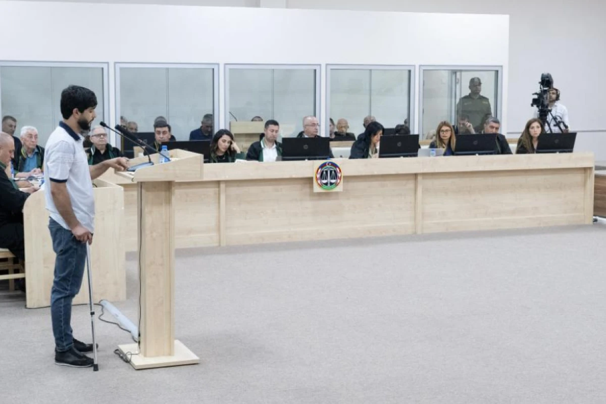 Ermənistan vətəndaşlarının məhkəməsində 6 təqsirləndirilən şəxsin vəkili müdafiə çıxışı etdi