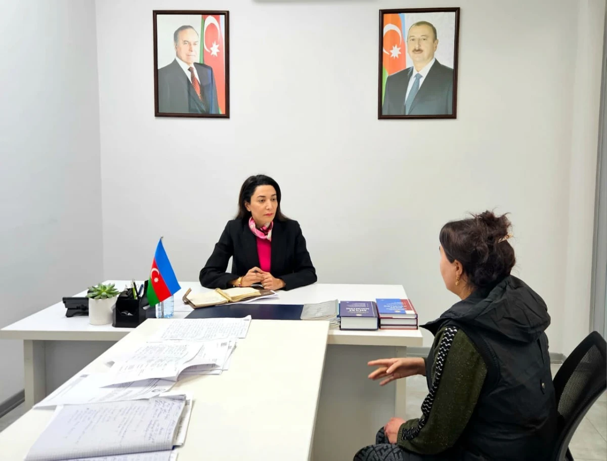 Ombudsman Səbinə Əliyeva vətəndaşları qəbul etdi — 1