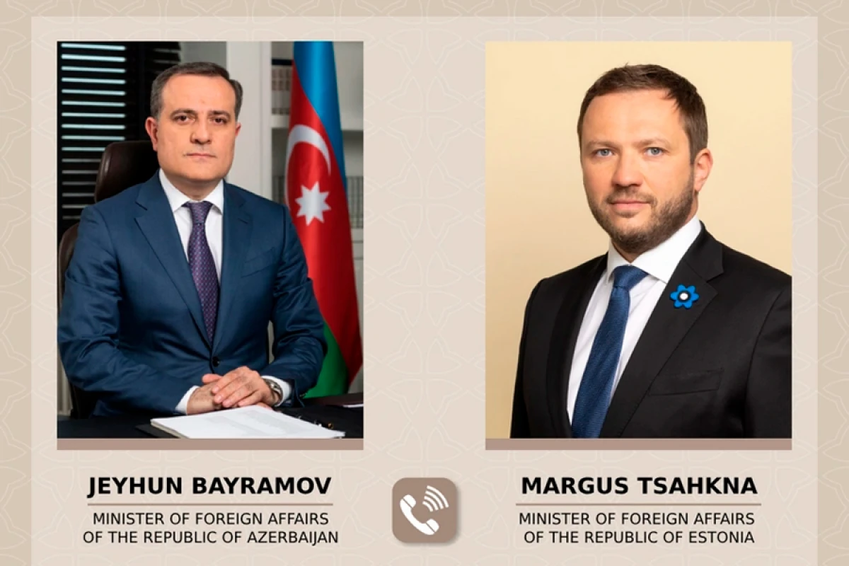 Ceyhun Bayramov Marqus Tsahkna ilə telefon danışığı apardı