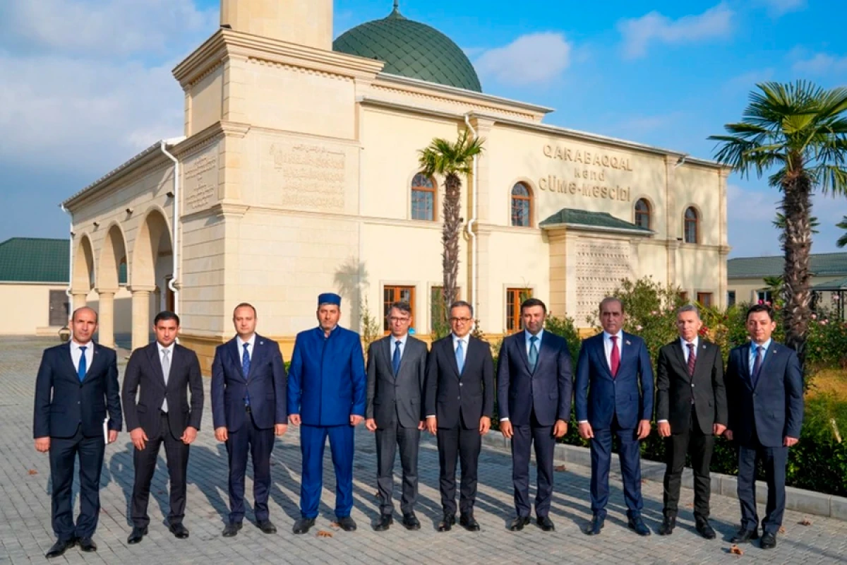 Ramin Məmmədov Qarabaqqal kənd məscidini ziyarət etdi