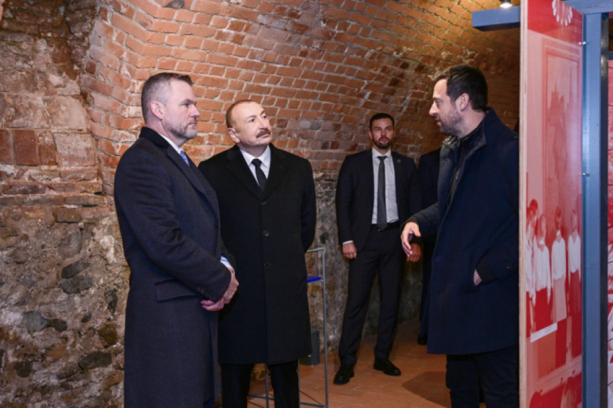 Azərbaycan və Slovakiya prezidentləri Bratislavada Devin qəsrində oldular