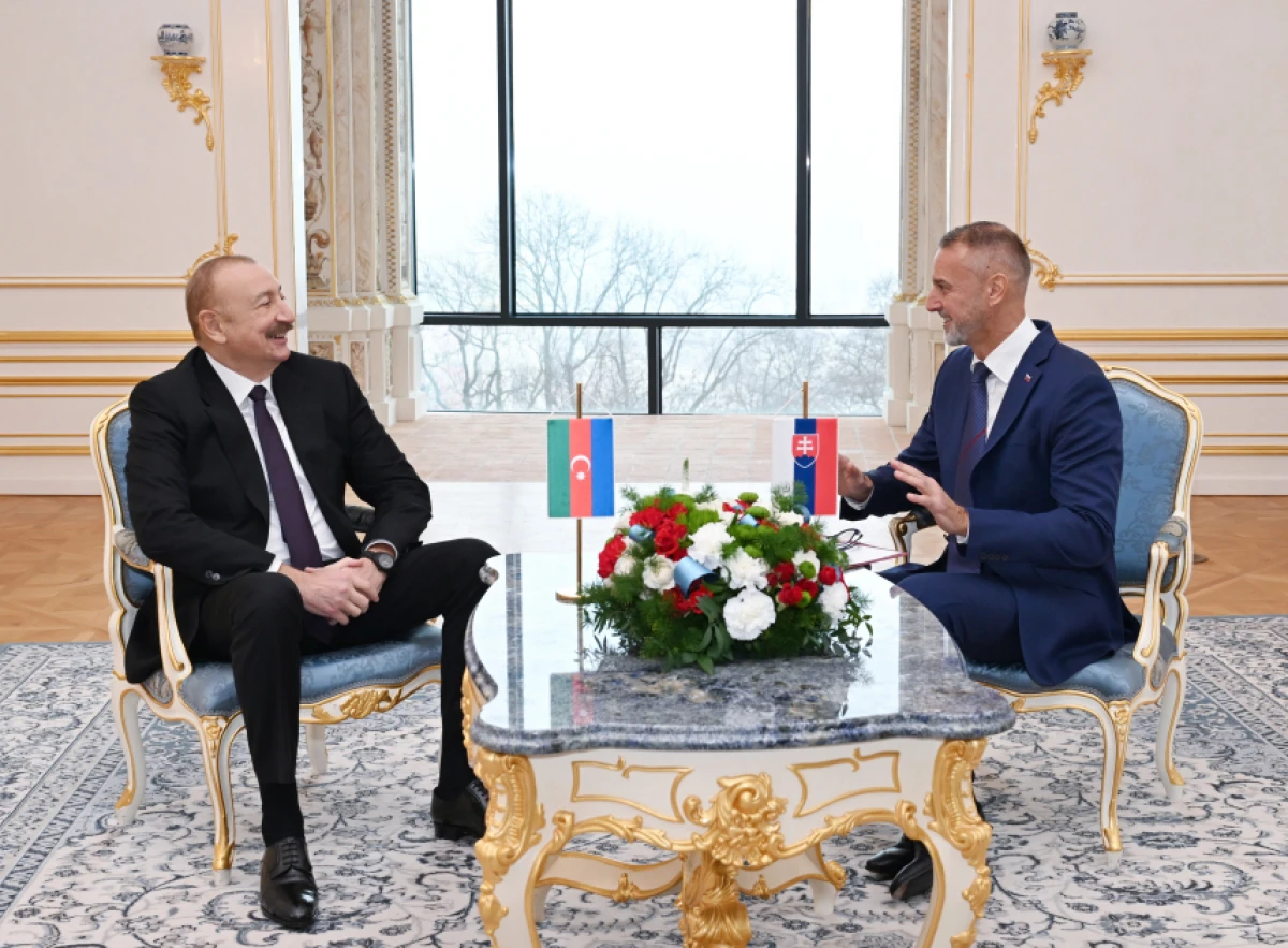 Prezident İlham Əliyevin Slovakiya Milli Şurasının sədri ilə təkbətək və geniş tərkibdə görüşləri oldu - YENİLƏNDİ — 2
