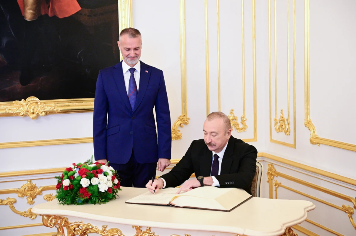 Prezident İlham Əliyevin Slovakiya Milli Şurasının sədri ilə təkbətək və geniş tərkibdə görüşləri oldu - YENİLƏNDİ — 4