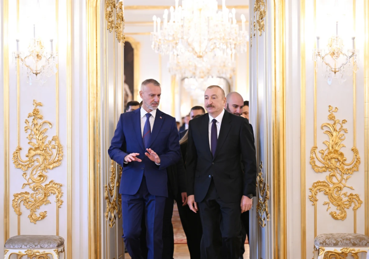 Prezident İlham Əliyevin Slovakiya Milli Şurasının sədri ilə təkbətək və geniş tərkibdə görüşləri oldu - YENİLƏNDİ — 7