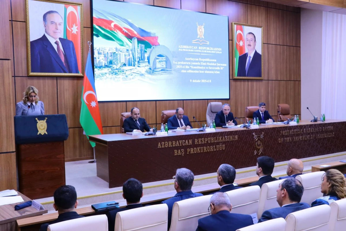 Baş prokuror yanında Elmi-Məsləhət Şurasının iclası keçirildi — 1