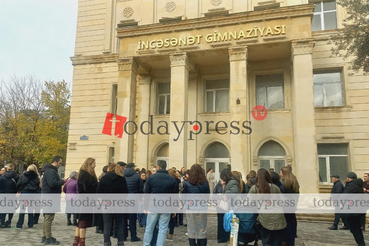 Təmiri dayandırılan gimnaziya ilə bağlı valideynlər yenidən etiraz edir – FOTO