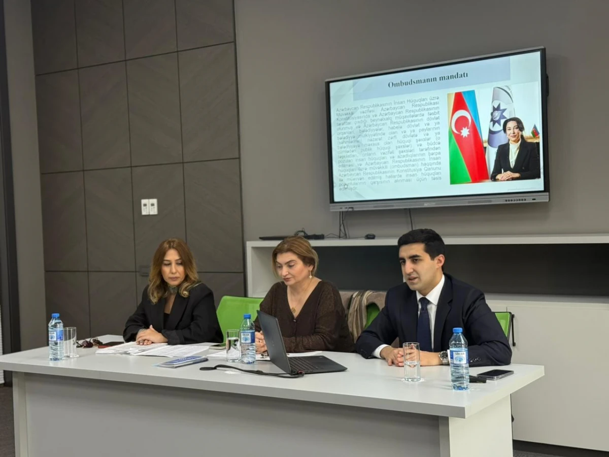 “İnformasiya əldə etmək hüququnun müdafiəsi” mövzusunda təlim keçirildi — 1