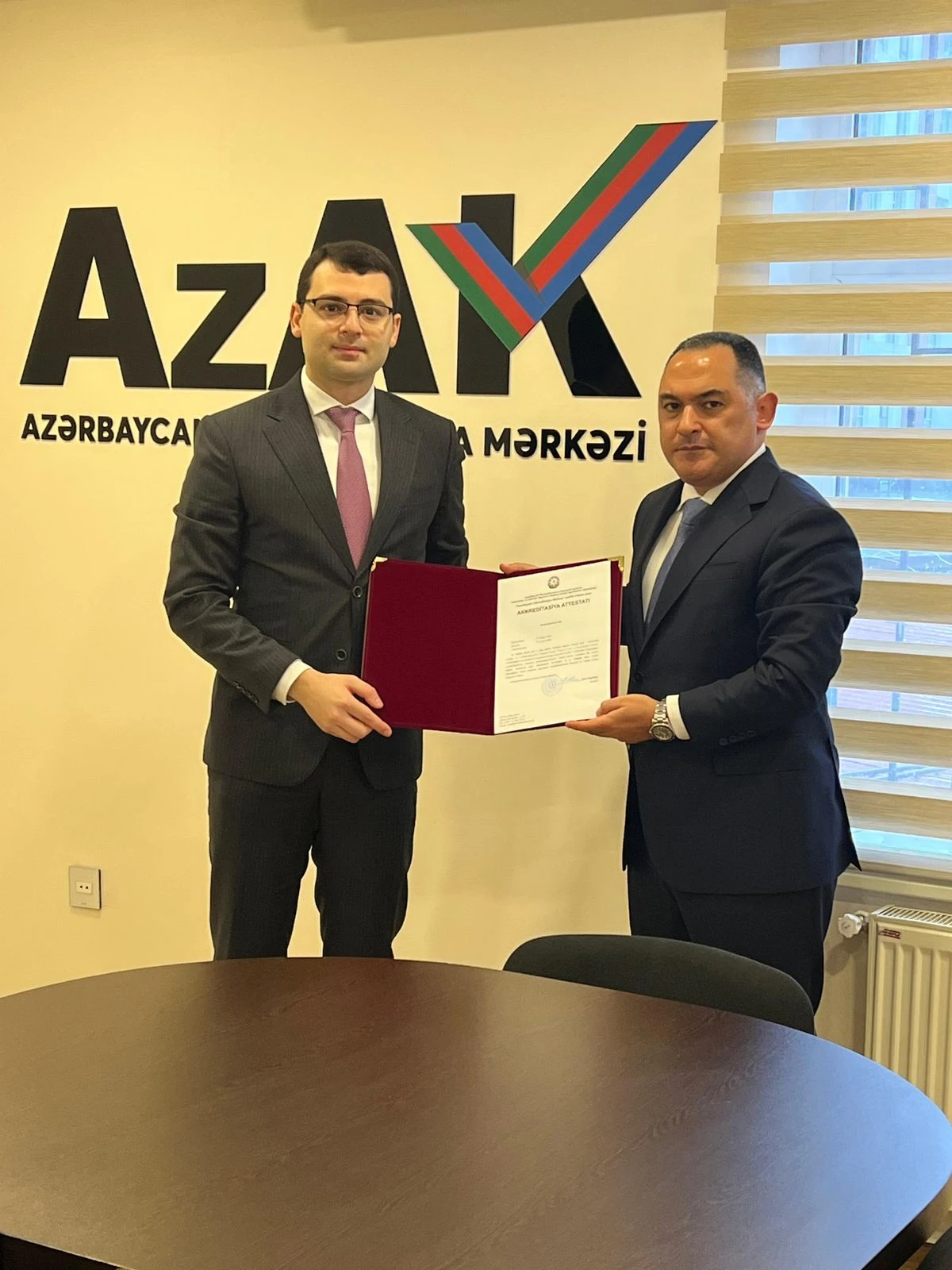 Su və Meliorasiya Elmi Tədqiqat İnstitutuna yeni akkreditasiya  attestatı təqdim edildi — 1