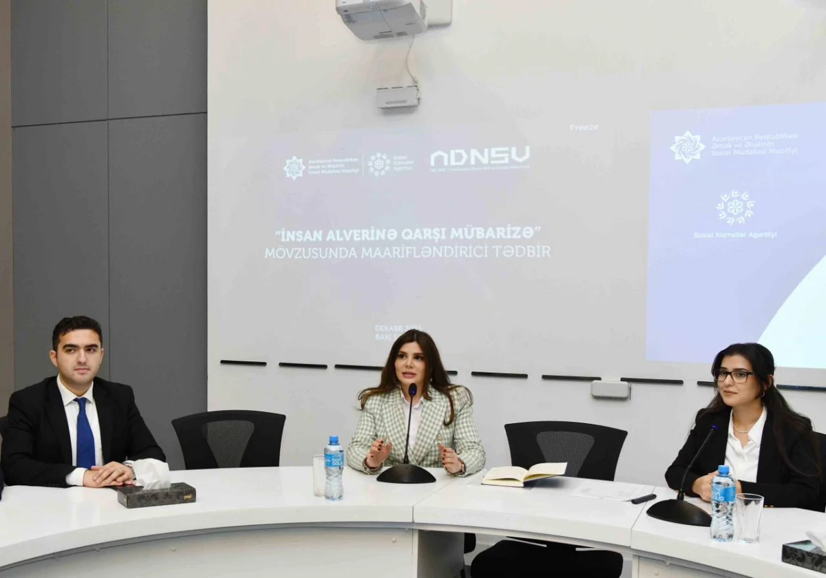"İnsan alverinə qarşı mübarizə" mövzusunda təlim keçildi — 1