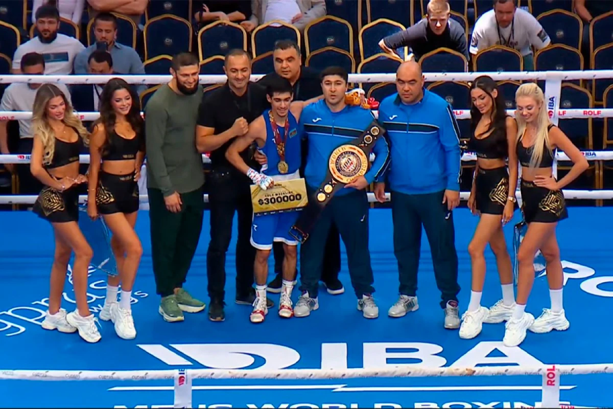 Boksçumuz dünya çempionu titulunu qazandı