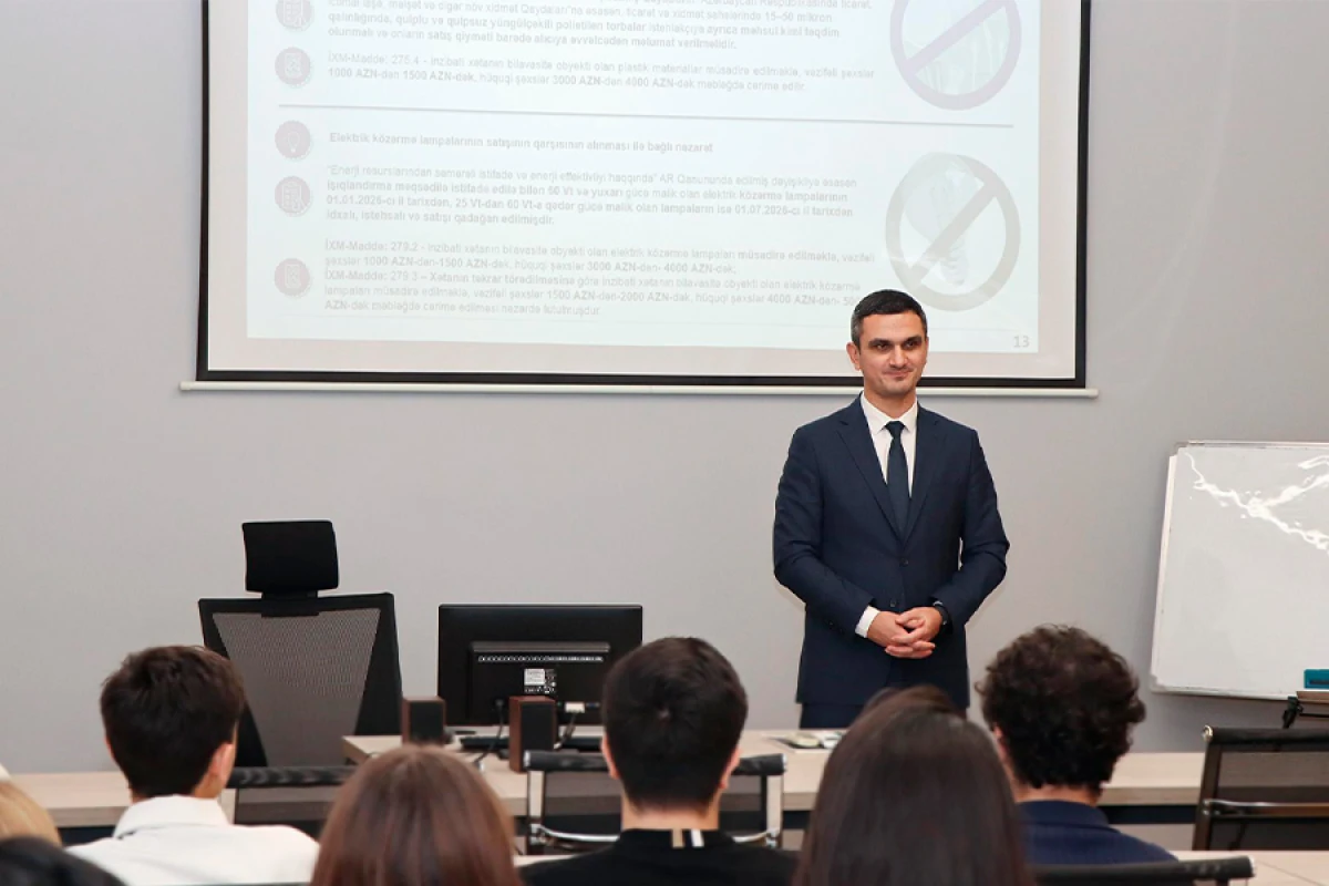 Xəzər Universitetinin tələbələri üçün açıq dərs keçirildi