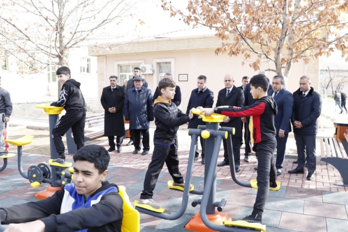 Babək və Şahbuzda idman qurğuları istifadəyə verildi