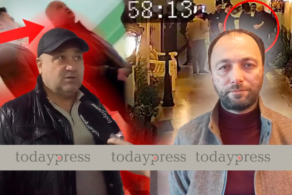 Restoran sahibi ilə sakin arasında qalmaqal: "Mənim uşağım..." - VİDEO