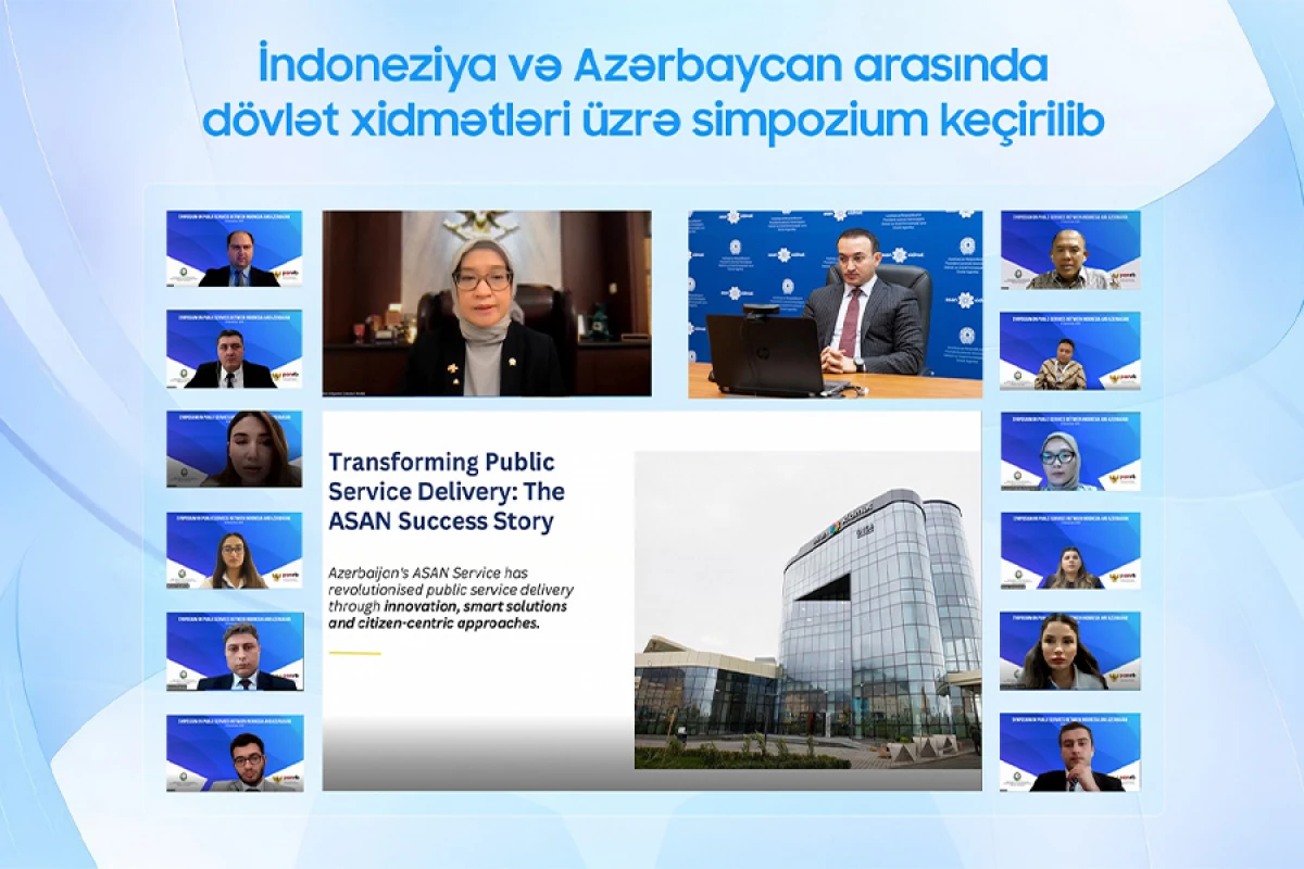 İndoneziya və Azərbaycan arasında dövlət xidmətləri üzrə Simpozium keçirildi