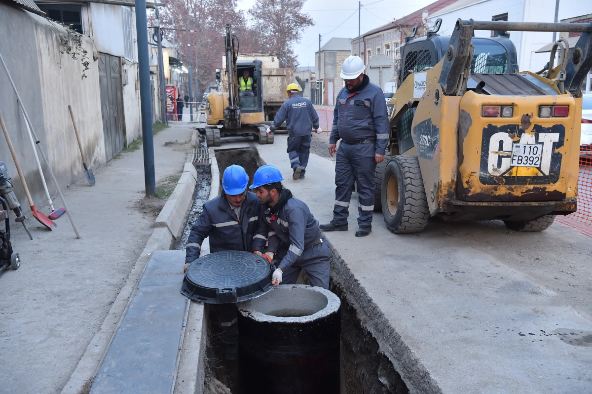 Gəncədə içməli su təchizatı yaxşılaşdırılır — 1