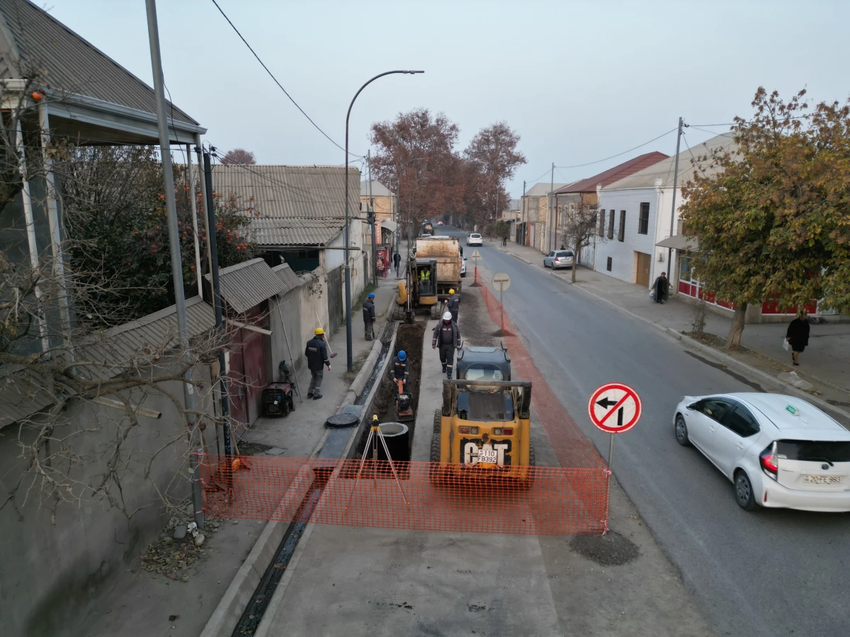 Gəncədə içməli su təchizatı yaxşılaşdırılır — 9
