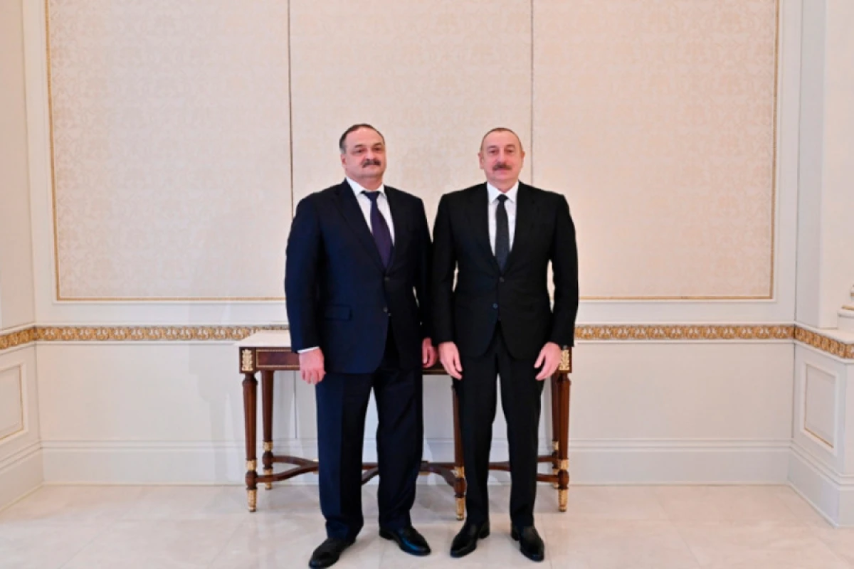 Dağıstanın rəhbəri Prezident İlham Əliyevi təbrik etdi