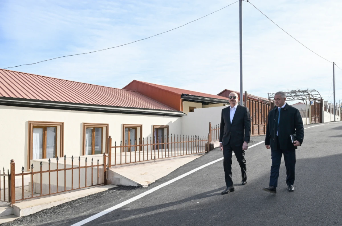 Prezident İlham Əliyev Xankəndinin Kərkicahan qəsəbəsində oldu - YENİLƏNDİ — 8