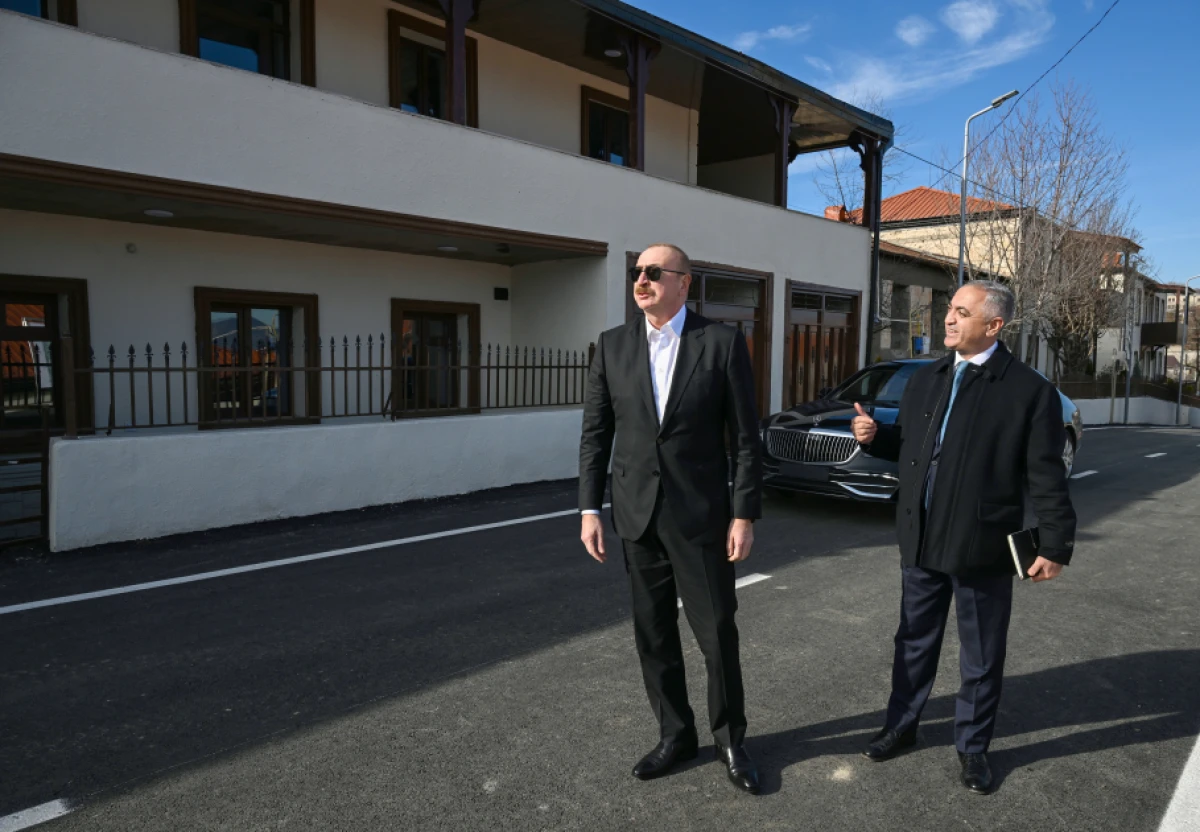 Prezident İlham Əliyev Xankəndinin Kərkicahan qəsəbəsində oldu - YENİLƏNDİ — 9