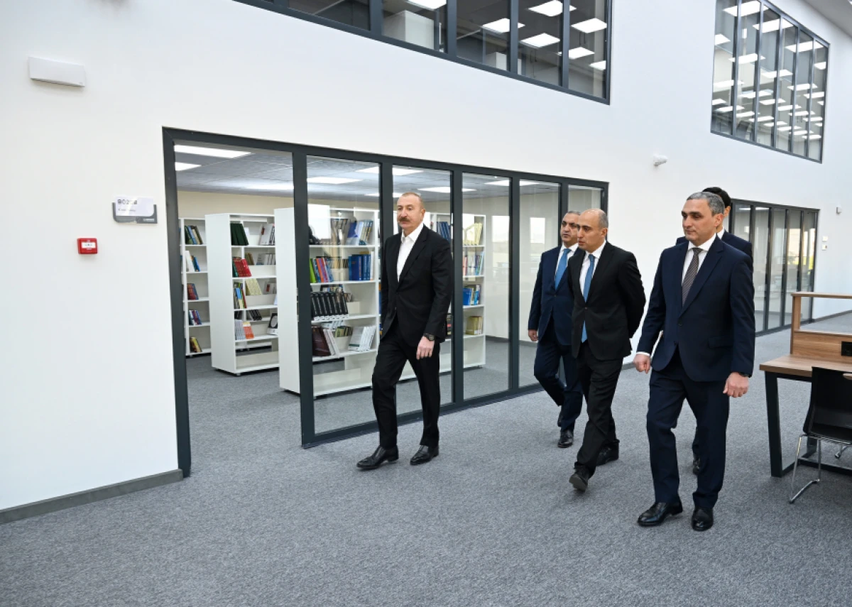 Qarabağ Universitetinin Biznes və iqtisadiyyat fakültəsinin binasının açılışı oldu - YENİLƏNDİ — 4