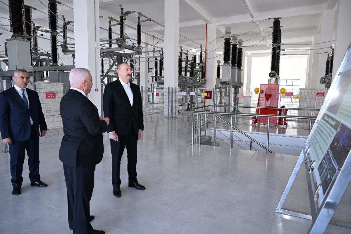 “Xankəndi-1” elektrik yarımstansiyası istismara verildi — 4