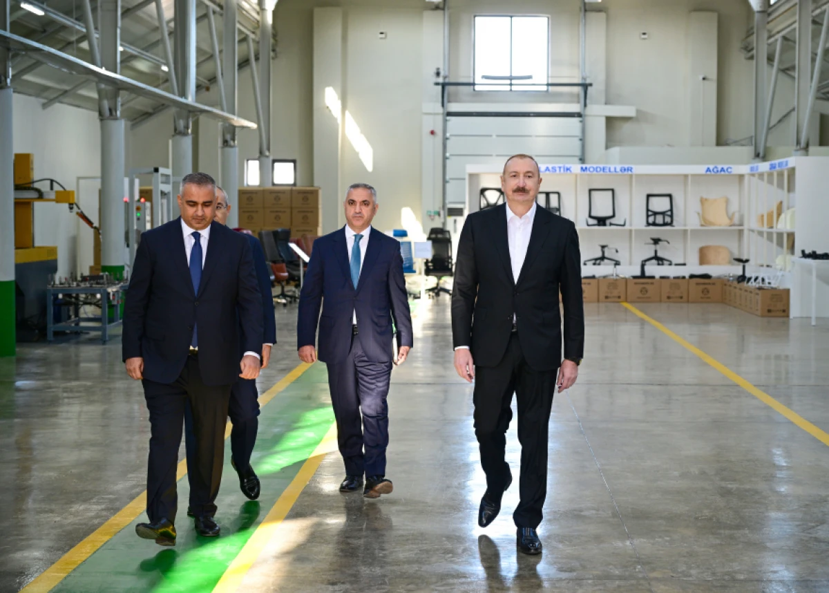Xocalının Ballıca kəndində ofis mebelləri və mebel aksesuarlarının istehsalı müəssisəsi açıldı - YENİLƏNDİ — 3