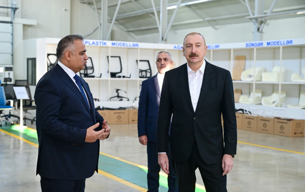Xocalının Ballıca kəndində ofis mebelləri və mebel aksesuarlarının istehsalı müəssisəsi açıldı - YENİLƏNDİ — 4