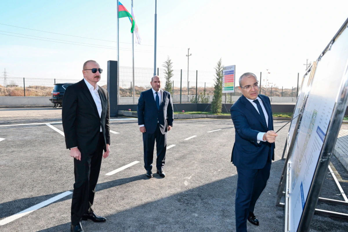 Prezident İlham Əliyev Ağdamda metal elektrik dirəklərinin istehsalı müəssisəsinin açılışında iştirak etdi