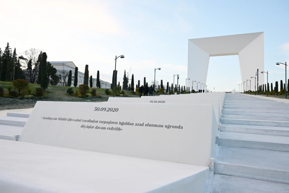 İlham Əliyev Xankəndidə Zəfər parkının açılışında iştirak etdi - YENİLƏNDİ — 2