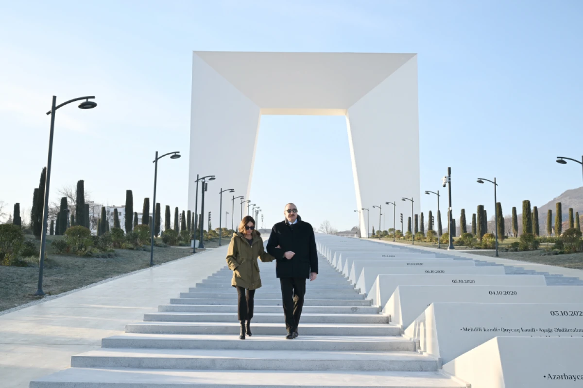 İlham Əliyev Xankəndidə Zəfər parkının açılışında iştirak etdi - YENİLƏNDİ — 3