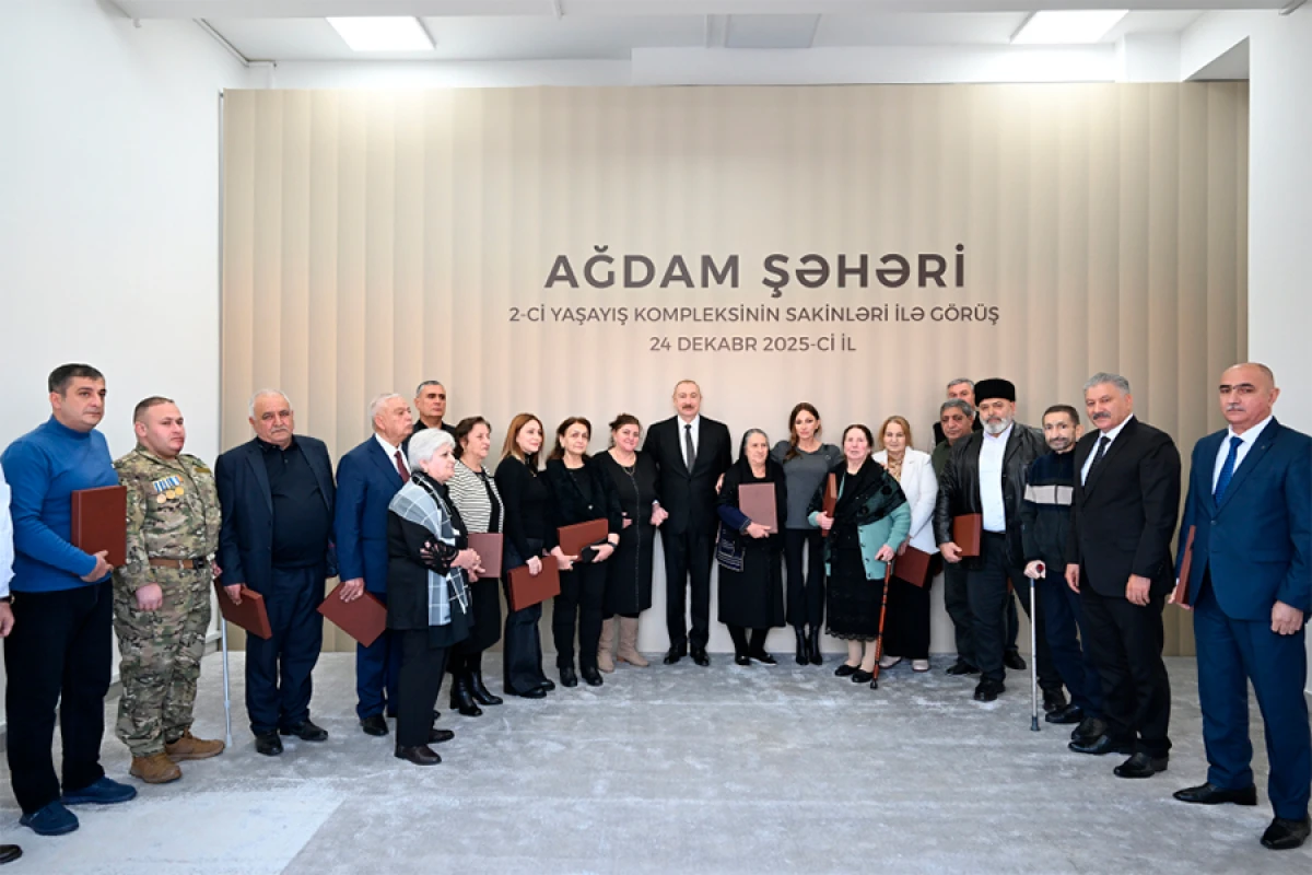 İlham Əliyev Ağdamda 2-ci yaşayış kompleksinin açılışında iştirak etdi - YENİLƏNDİ 2