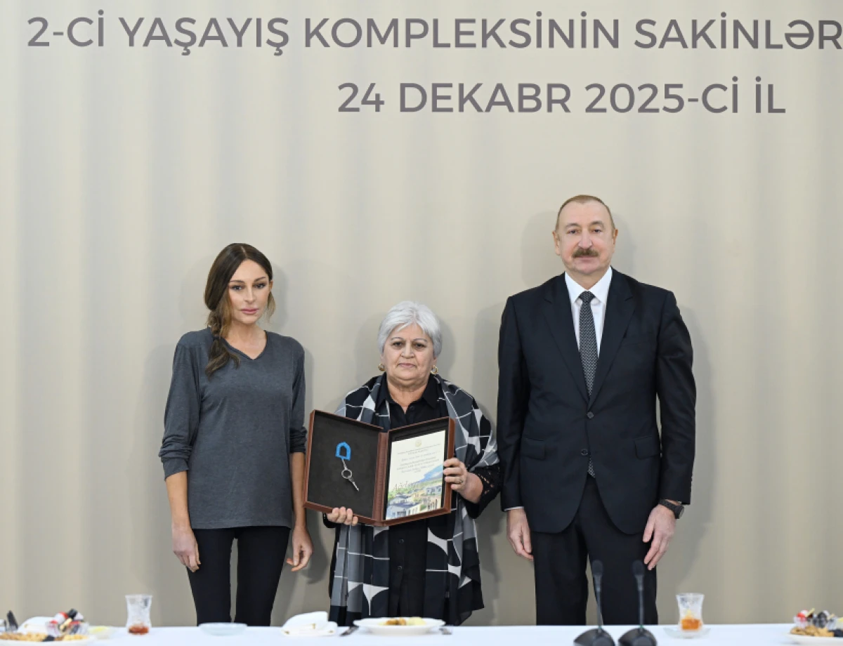 İlham Əliyev Ağdamda 2-ci yaşayış kompleksinin açılışında iştirak etdi - YENİLƏNDİ 2 — 4