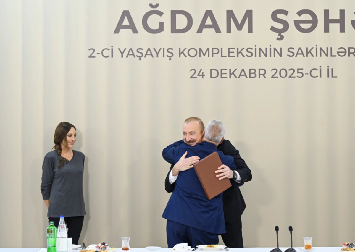 İlham Əliyev Ağdamda 2-ci yaşayış kompleksinin açılışında iştirak etdi - YENİLƏNDİ 2 — 5
