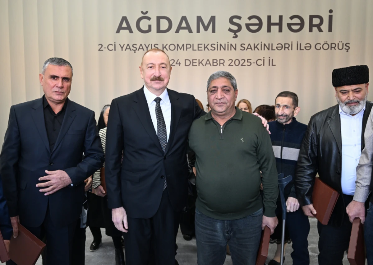 İlham Əliyev Ağdamda 2-ci yaşayış kompleksinin açılışında iştirak etdi - YENİLƏNDİ 2 — 9