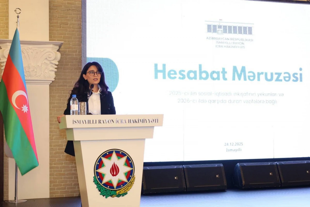 İsmayıllıda icra hakimiyyətinin 2025-ci ilin yekunlarına həsr olunmuş hesabat yığıncağı keçirildi — 5
