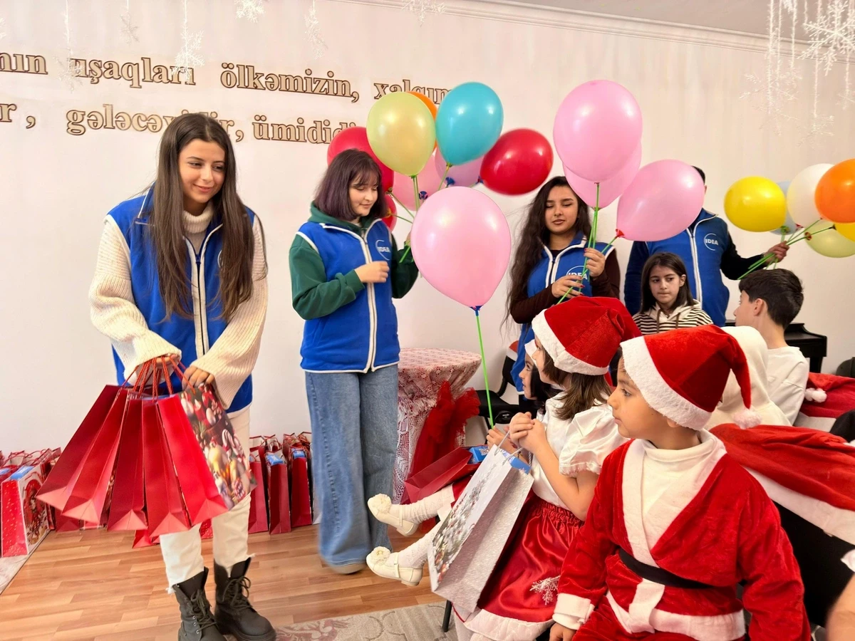Leyla Əliyevanın təşəbbüsü ilə Gəncədə uşaq evində Yeni il tədbiri keçirildi — 4