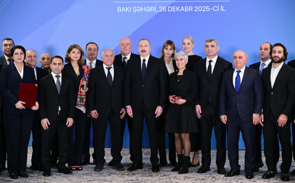 Prezident İlham Əliyev 2025-ci ilin idman yekunlarına həsr olunan mərasimdə iştirak etdi - YENİLƏNDİ — 4