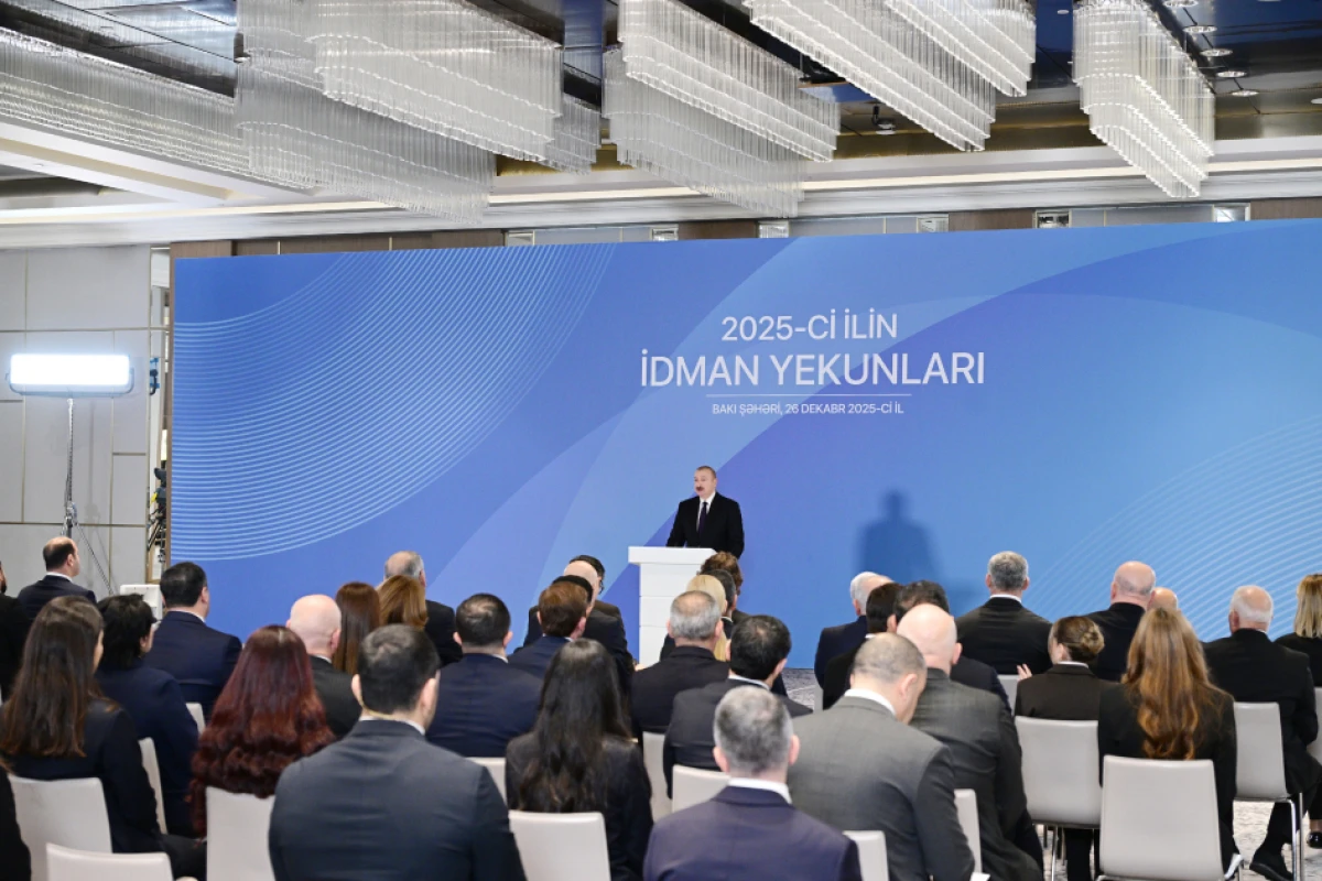 Prezident İlham Əliyev 2025-ci ilin idman yekunlarına həsr olunan mərasimdə iştirak etdi - YENİLƏNDİ — 8