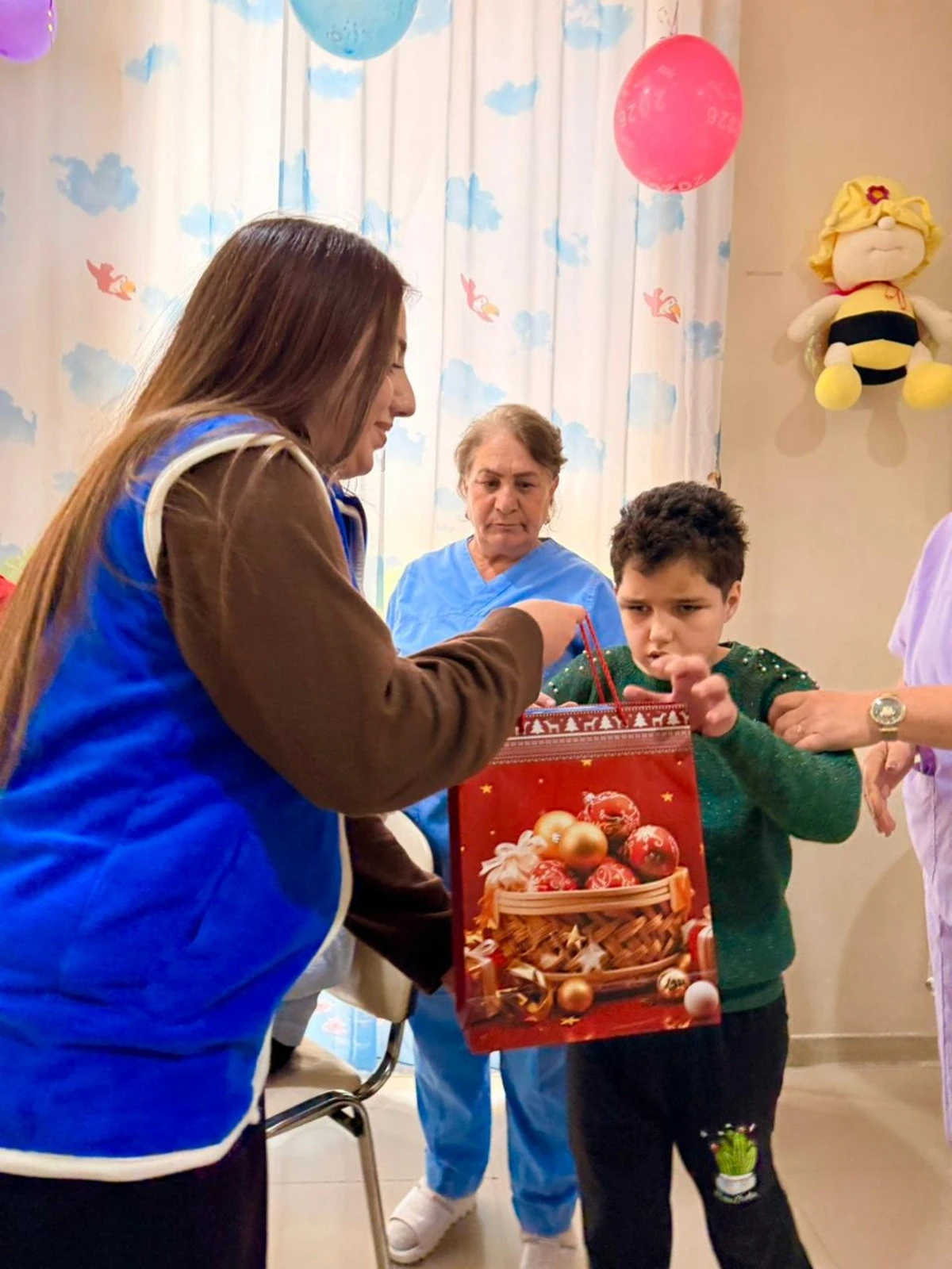 Leyla Əliyevanın təşəbbüsü ilə Mingəçevirdə uşaqlar üçün Yeni il tədbiri keçirildi — 3