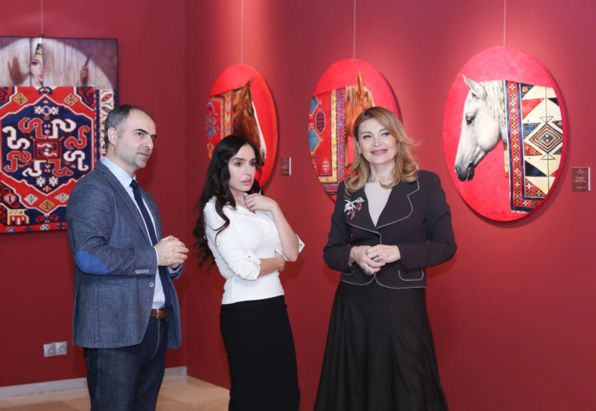 Leyla Əliyeva Azərbaycan Milli Xalça Muzeyini ziyarət etdi — 3