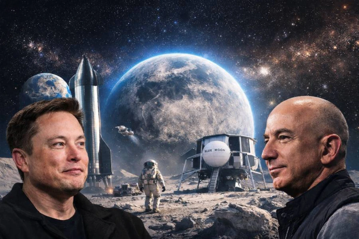 2026-cı ildə Ayda tarixi kosmik missiyalar: Elon Musk və Jeff Bezos rəqabəti